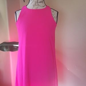 Pink Silk Dress